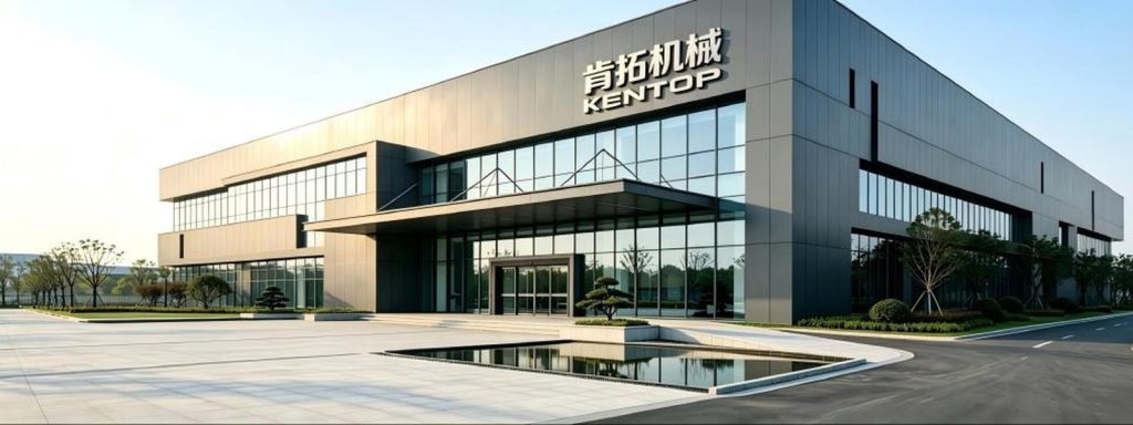 Panoramic exterior view of the KENTOP machinery factory in Shandong China