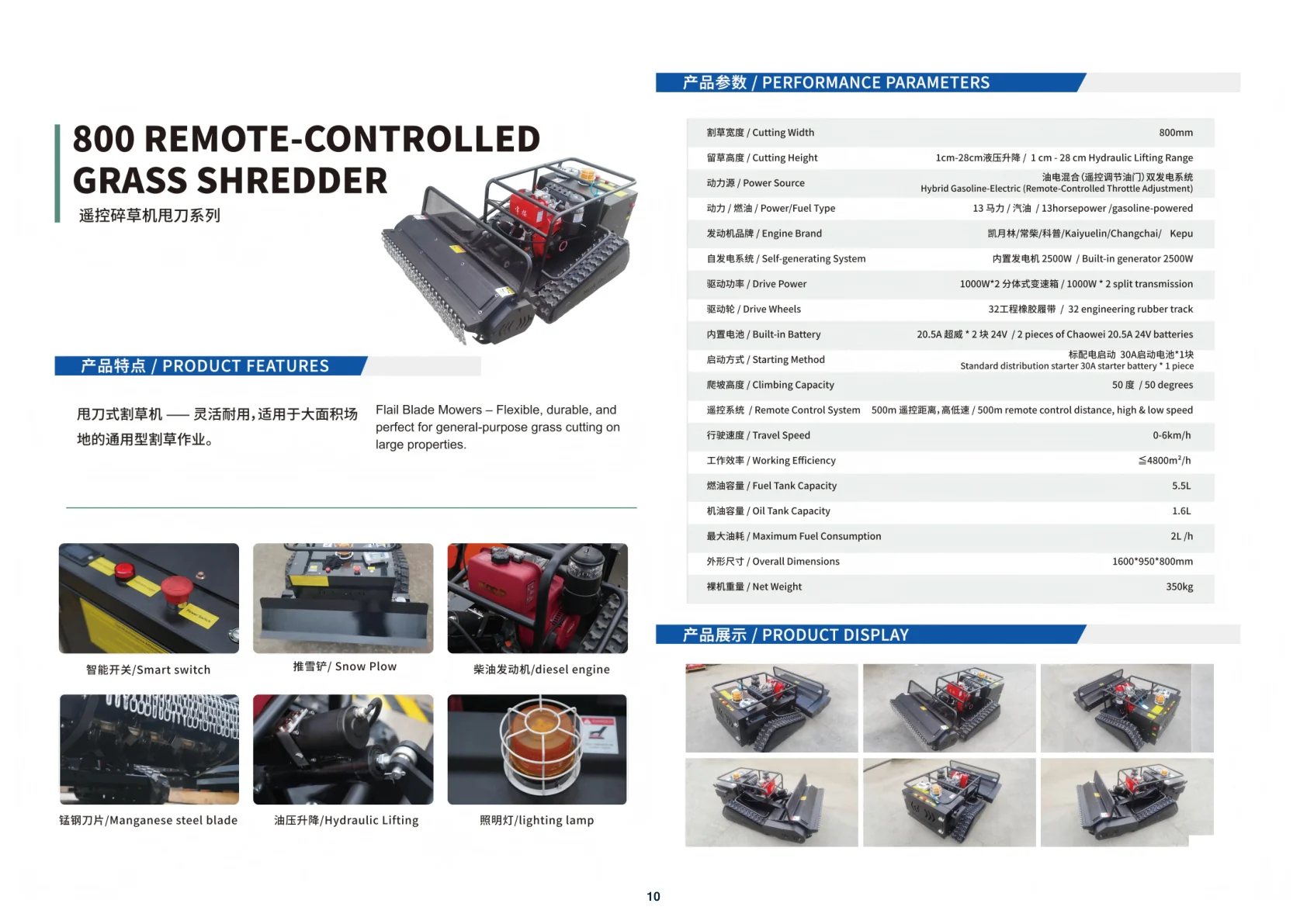 KENTOP Remote Control Mower Product Brochure - Page 11 of 16