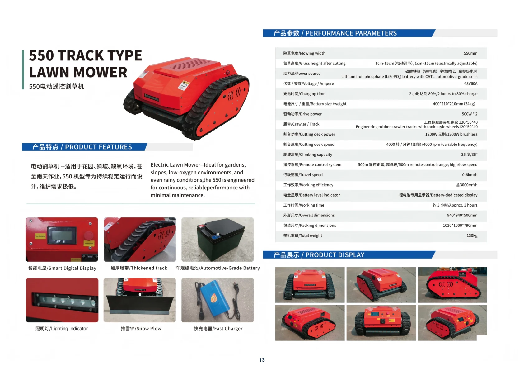 KENTOP Remote Control Mower Product Brochure - Page 14 of 16